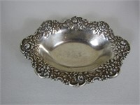 6 Mexican Clam Shell Dishes,Sterling Dish Engraved