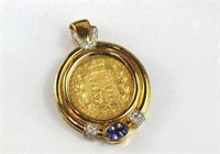Sydney 1875 full sovereign pendant enhancer