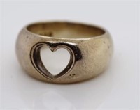 Vintage Georg Jensen silver heart ring