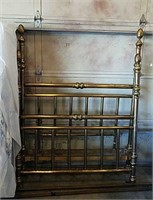 Antique Brass Four Poster Head & Footboard with