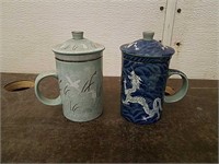 (2) Japense Tea Making Mugs