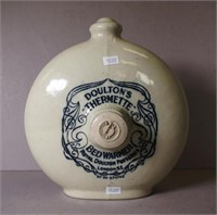 Vintage Doulton 'Thermette' ceramic bed warmer