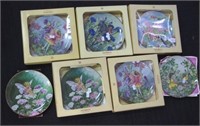 Seven Heinrich West German fairy display plates