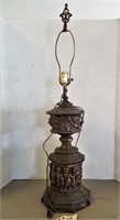 Bronze Painted Plaster Lamp