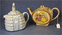 Two various Sadler teapots