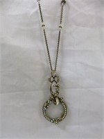 SWEET ROMANCE MAGNIFY GLASS NECKLACE 21"