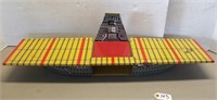 Tin Litho Type Wind-Up Aircraft Carrier Toy