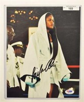 Signed Boxer Laila Ali 8x10 Photo With PSA/DNA COA