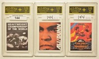 (3) 1993 Sporting Profiles Muhammad Ali Cards