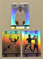 (3) 2010 Leaf Muhammad Ali Cards Serial # to 125