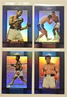 (4) 2010 Leaf Muhammad Ali Cards Serial # to 25