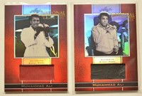 2 2011 Leaf Ali National Convention Material Cards