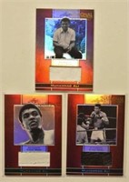3 2011 Leaf Ali National Convention Material Cards