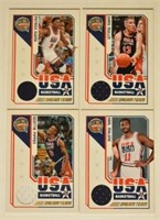 Panini Mullin/Malone/Pippen/Ewing Jersey Cards
