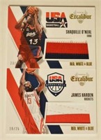 Panini Excaliber Harden/O'Neal Jersey Cards