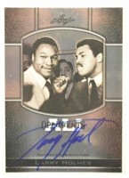 2011 Leaf Ali Larry Holmes Signature Card