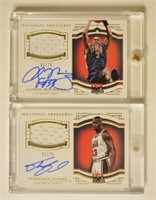 Treasures USA O'Neal/Mourning Auto Jersey Cards