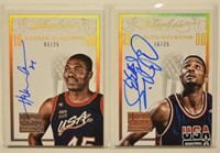 Flawless USA Team Mourning/Olajuwon Auto Cards