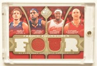 2009-10 SP GU Cavaliers Fabric Foursomes Card