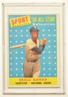 1958 Topps Ernie Banks All Star Card #482