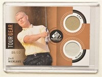 SP Game Used Jack Nicklaus Tour Gear Card #8/12