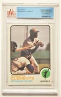 BVG Graded Authentic 1973 Topps Roberto Clemente