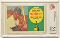 BVG Graded 5.5 1960 Topps Willie McCovey Card #316