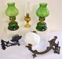 ASSORTED KEROSENE LAMPS