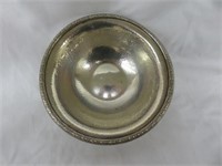 STERLING SILVER NUT DISH (WEIGHTED) 2.25"T X 5.5"W