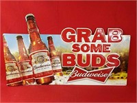 Metal Budweiser Sign