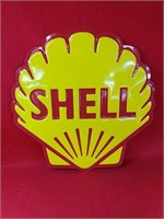 Metal Shell Gasoline Sign