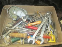 Tool Lot, Screw Drivers, Wrenches, Pencils & More