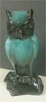 Glazed Pottery Owl