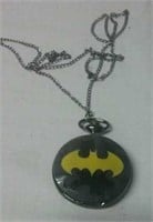 Batman Pocket Watch On a Chain Unused