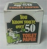 "You Know Your Over 50" Roll Of Toilet Paper