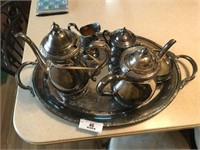 Tea Set w/Tray