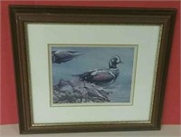 Framed Robert Bateman 1982 Print 18" X 16"