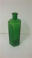 1890's Poison Bitters Green Glass Medicine Bottle