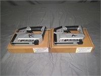 (Qty - 2) Porter Cable Pneumatic Crown Staplers-
