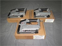 (Qty - 3) Porter Cable Pneumatic Crown Staplers-