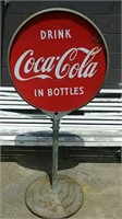 FANTASTIC COKE LOLLIPOP CURB SIGN