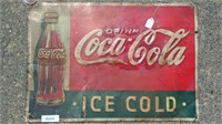 NICE OLD COCA-COLA SIGN  1930s?