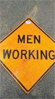 MEN WORKING SIGN