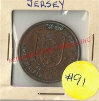 1960 STRAITS OF JERSEY 1/12TH SHILLING