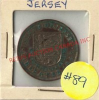 1945 STRAITS OF JERSEY 1/12TH SHILLING