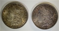 1886 & 1888 MORGAN DOLLARS CHBU