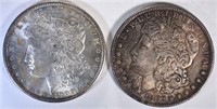 1882 & 1900 CH BU MORGAN DOLLARS