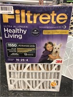 Filtrete Ultra Allergen Filter 16”x25”x4”