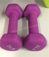 Set of 3lb dumbbells