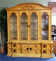 503 - 2PC VINTAGE BROYHILL CHINA CABINET